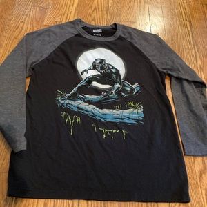 Marvel Blank Panther long sleeve tee